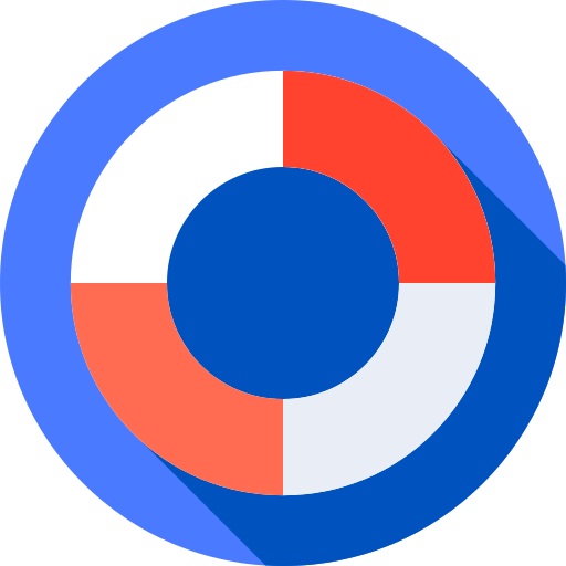 reddingsboei Flat Circular Flat icoon
