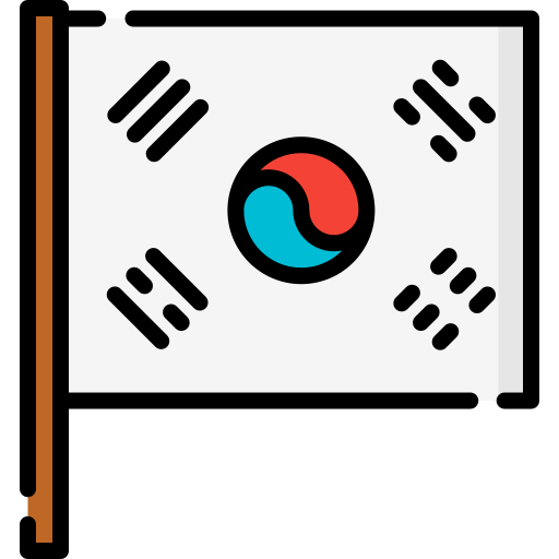 korea południowa Special Lineal color ikona