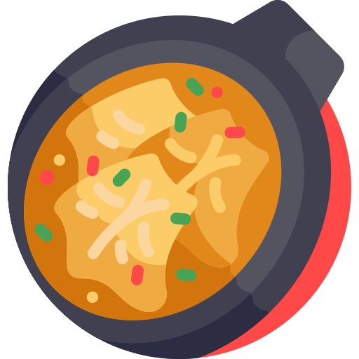 Kimchi Detailed Flat Circular Flat icono