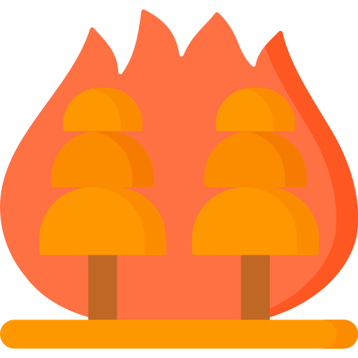 incendies Special Flat Icône