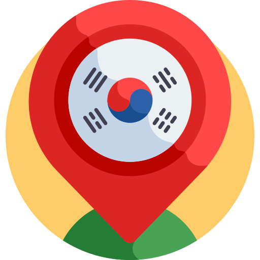 korea Detailed Flat Circular Flat icon