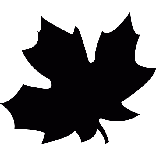 jesienny liść  ikona