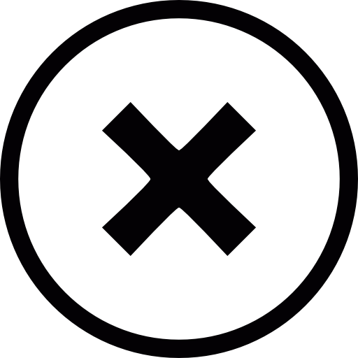 Cancel button  icon