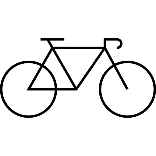 bicicleta de competición  icono