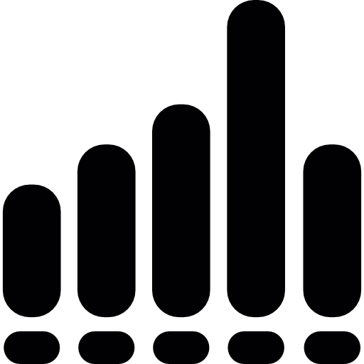 barres d'ondes sonores  Icône