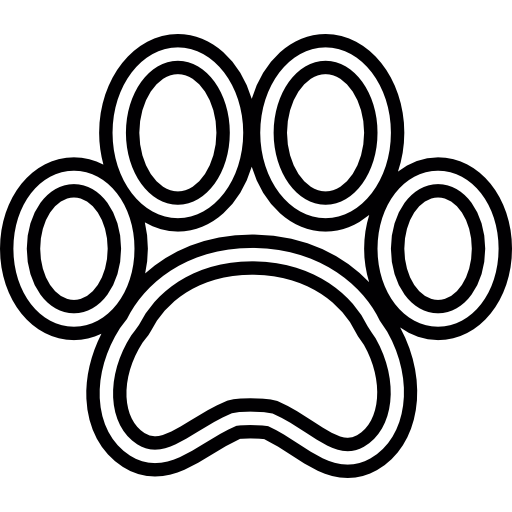 Отпечаток лапы собаки  иконка