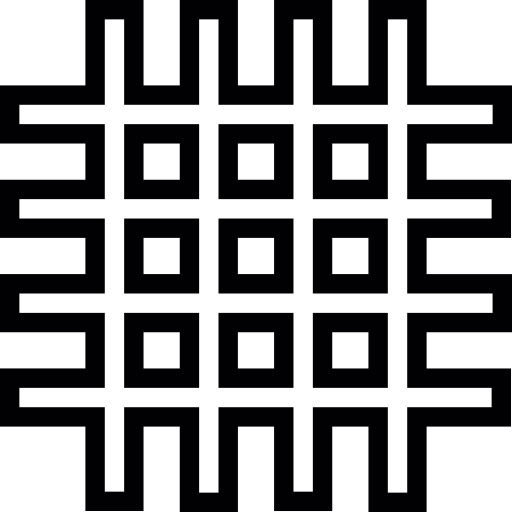 Criss cross lines  icon