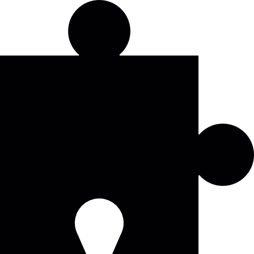 puzzelstukje  icoon