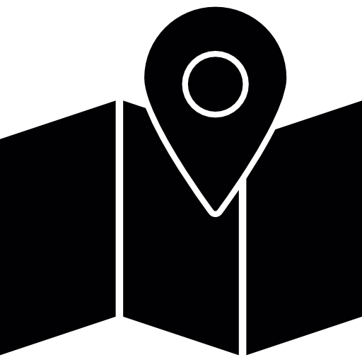지도에서 가리키는 로케이터  icon