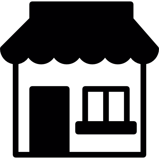 Bakery shop structure  icon