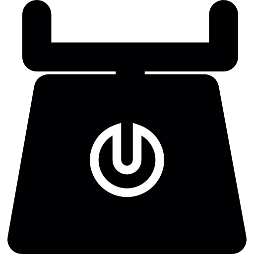 Grocery weighing scale  icon