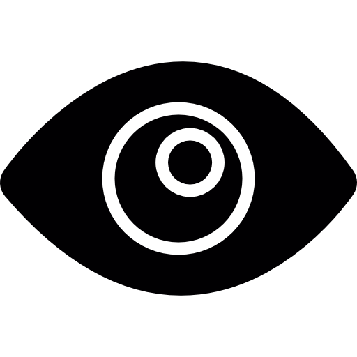 ojo con pupila  icono