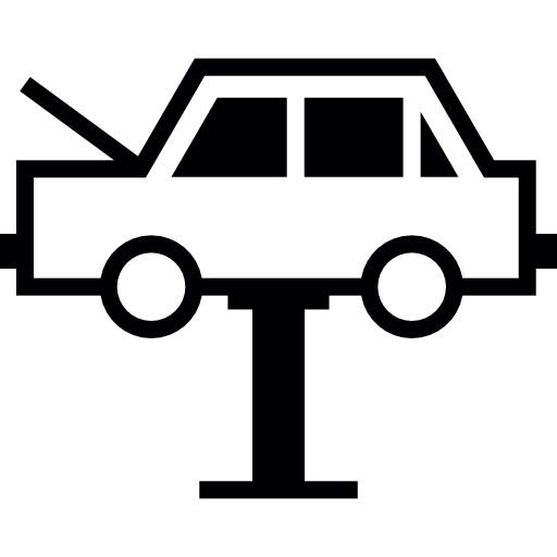 servicio mecánico de un automóvil  icono