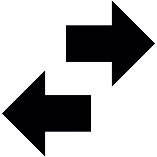 frecce direzionali sinistra e destra  icona