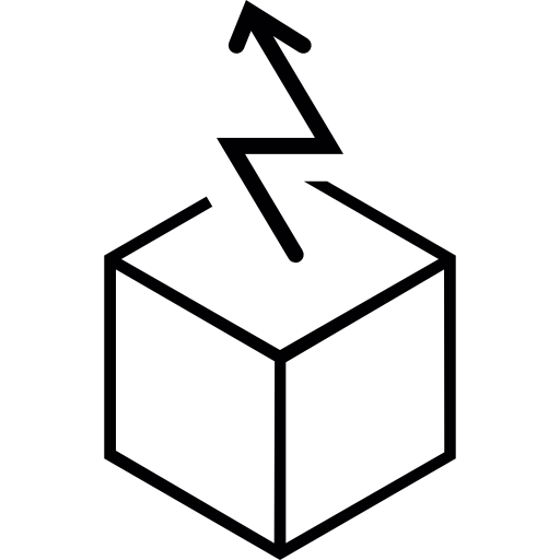 큐브에서 오름차순 화살표  icon