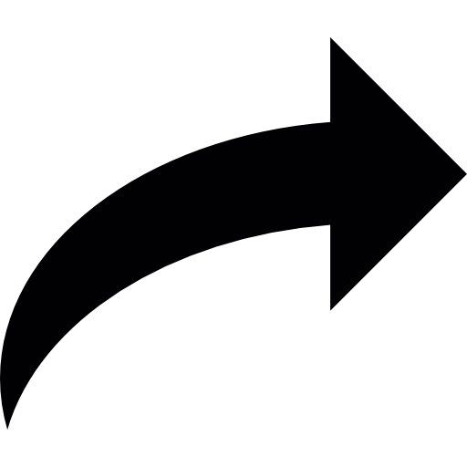 Curved Next Arrow  icon