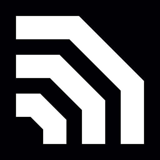 variante de símbolo rss para facebook en un cuadrado  icono