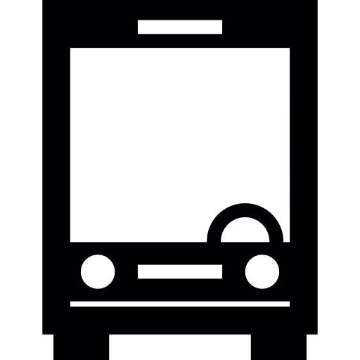 przód dużego autobusu  ikona