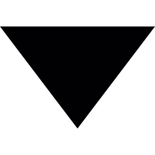 flèche triangulaire pointant vers le bas  Icône