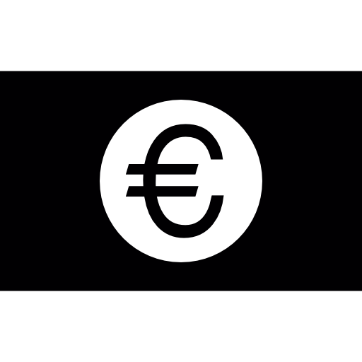 euro efectivo  icono