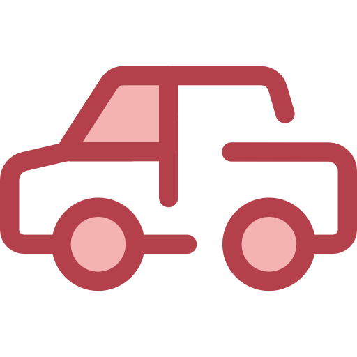 Car Monochrome Red icon