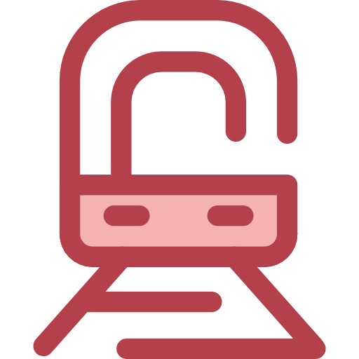 Train Monochrome Red icon