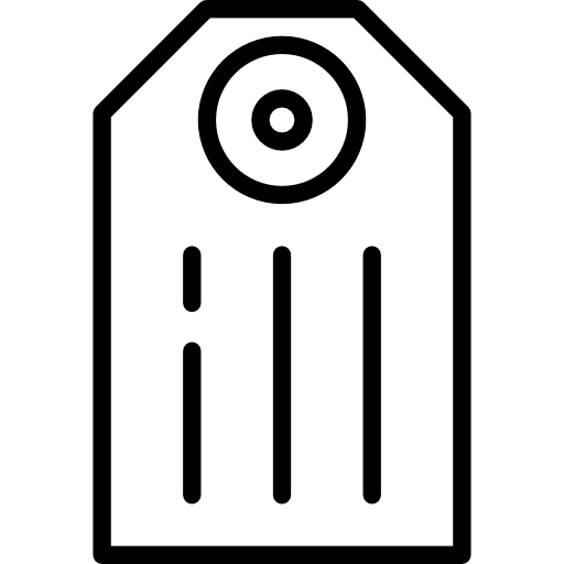 etiqueta Special Lineal icono