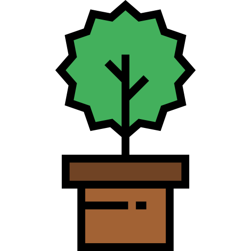 식물 Detailed Straight Lineal color icon