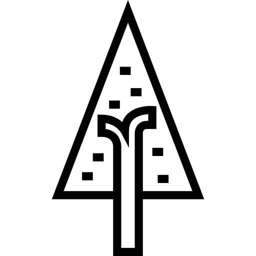 Pine Detailed Straight Lineal icon