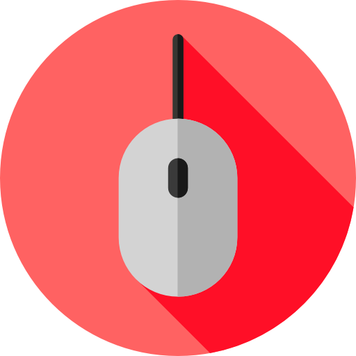 maus Flat Circular Flat icon