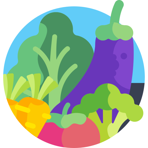 Vegetables Detailed Flat Circular Flat icon