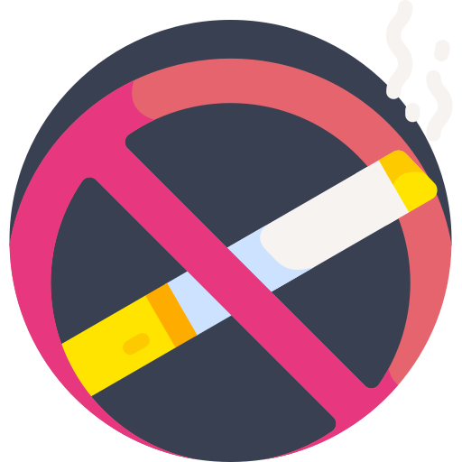 zakaz palenia Detailed Flat Circular Flat ikona
