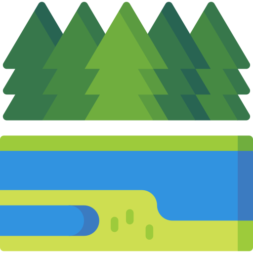 針葉樹の湿地 Special Flat icon