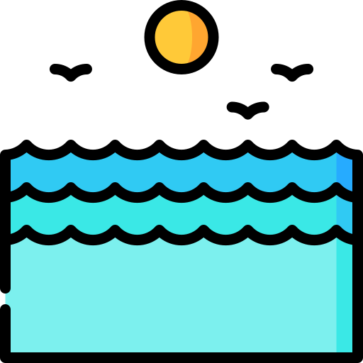 Océano Special Lineal color icono