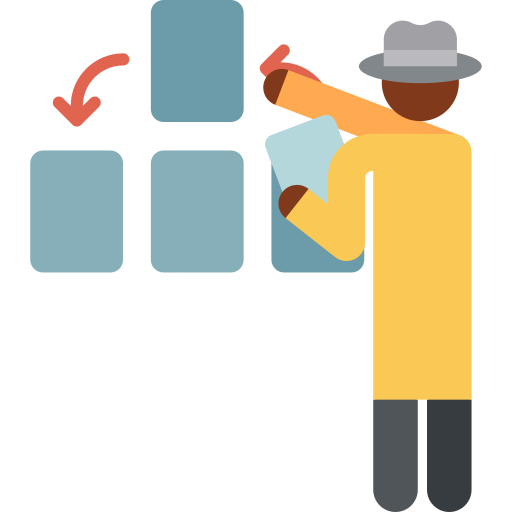 Detective Pictograms Colour icon