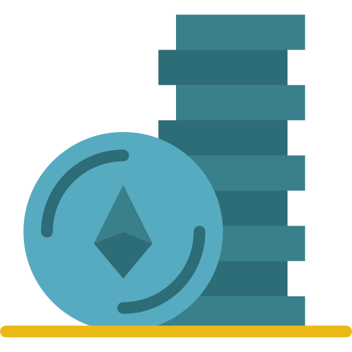 ethereum prettycons Flat icona