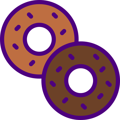 Donuts prettycons Lineal Color icon