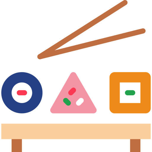 Sushi prettycons Flat icono
