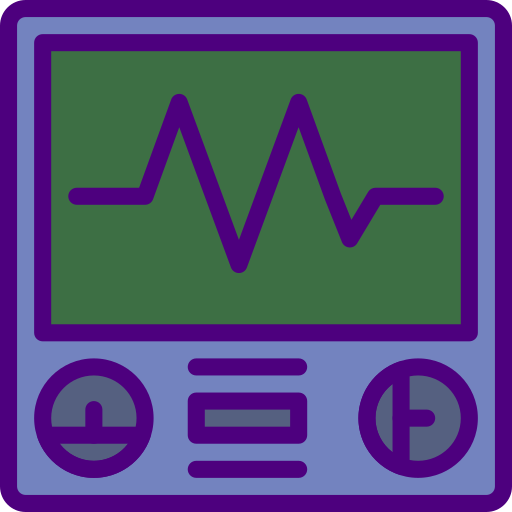 ekg prettycons Lineal Color icon