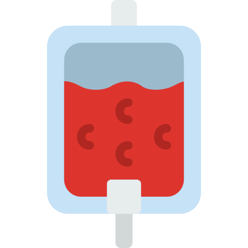 trasfusione di sangue prettycons Flat icona