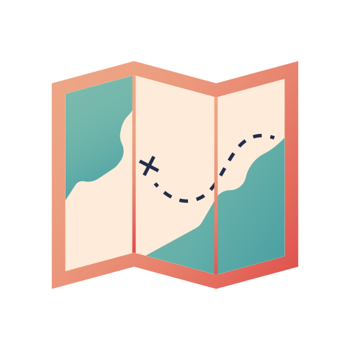 Mapa Generic Flat Gradient icono