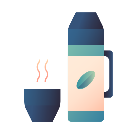 Thermo flask Generic Flat Gradient icon