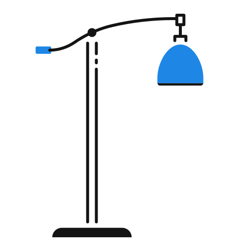 lampa podłogowa Chanut is Industries Thin Lineal Color ikona