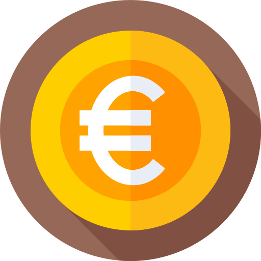 euro Flat Circular Flat ikona