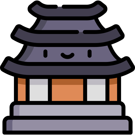 Building Kawaii Lineal color icon