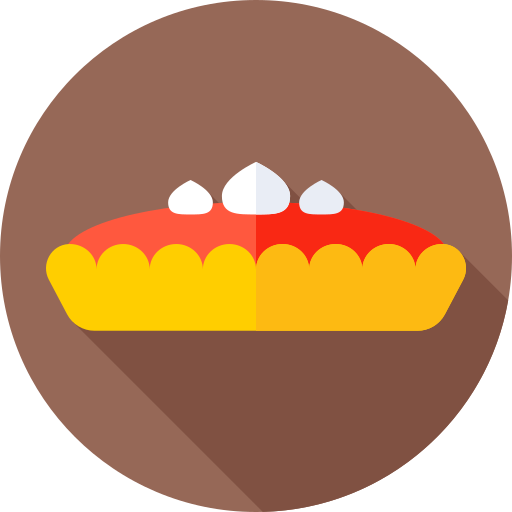 kuchen Flat Circular Flat icon