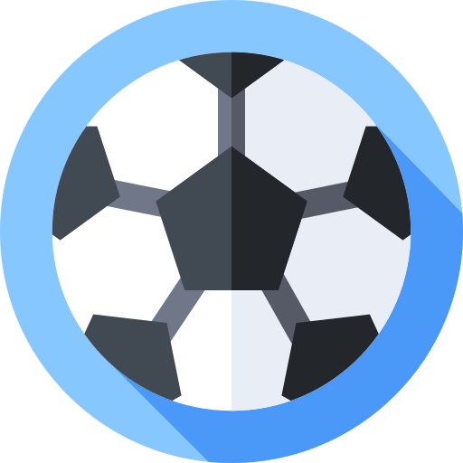 ballon de football Flat Circular Flat Icône