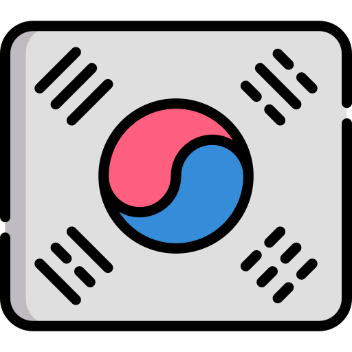 corea Kawaii Lineal color icona
