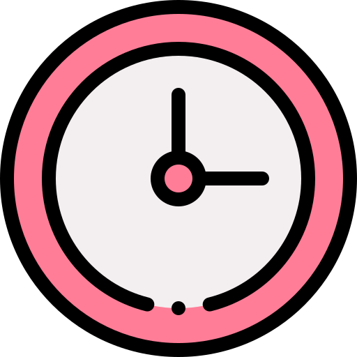 Time Detailed Rounded Lineal color icon