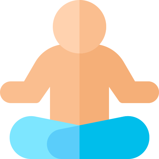 Meditation Basic Rounded Flat icon